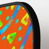 Dream Wave Festival - Warm Snoep Rain Pickleball Paddle (Links Detail)