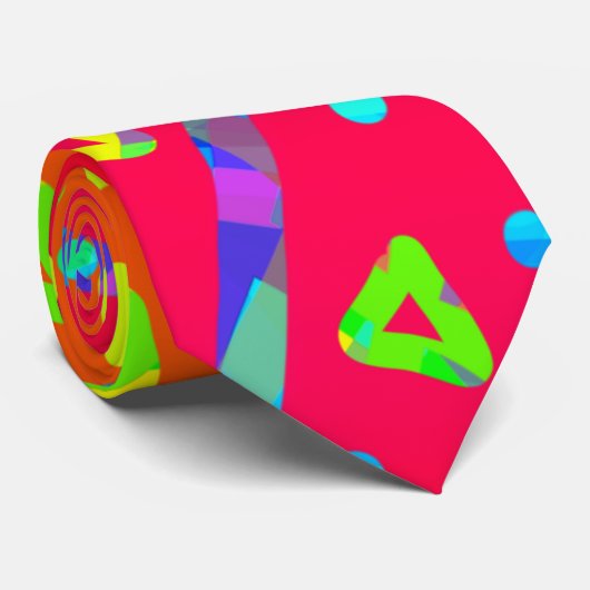 Dream Wave Festival - Warm Snoep Rain Stropdas (Opgerold)