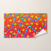 Dream Wave Festival - Warme Candysregen Bad Handdoek (Handdoek)