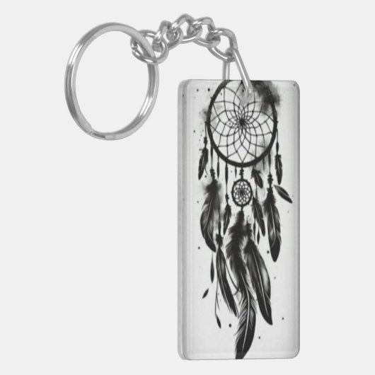 "Dream Weaver Charm: Acryl Key Delight" Sleutelhanger (Voorkant Links)