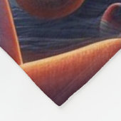 Dream Weaver's Journey: Fantasy-luchtballonnen Fleece Deken (Hoek)