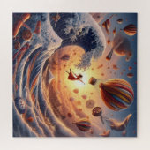 Dream Weaver's Journey: Fantasy-luchtballonnen Legpuzzel (Horizontaal)