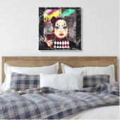 Dream Wild Gothic Girl Canvas Afdruk (Insitu (Slaapkamer))