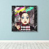 Dream Wild Gothic Girl Canvas Afdruk (Insitu (Houten vloer))