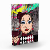 Dream Wild | Gothic Harlequin Jester Girl Fotoblokken (Links)