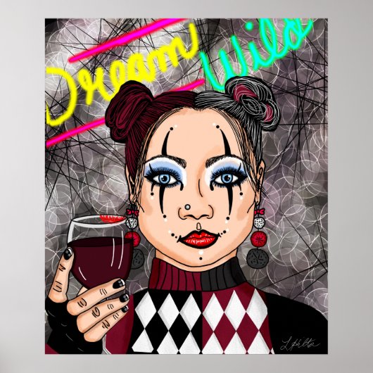 Dream Wild | Gothic Lady Poster (Voorkant)