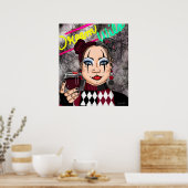 Dream Wild | Gothic Lady Poster (Keuken)