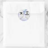 Dream Wings Ronde Sticker (Tas)