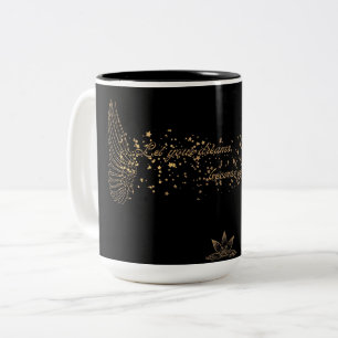 Dream Wings Two-Tone Mok, 15 oz Tweekleurige Koffiemok