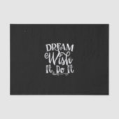 Dream Wish It Do It Tissuepapier (Voorkant)