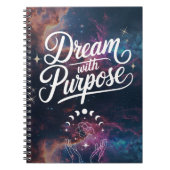 Dream with Purpose- Cosmic Intention Notebook Notitieboek (Voorkant)