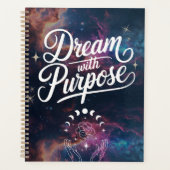 Dream with Purpose- Cosmic Intention Planner (Voorkant)