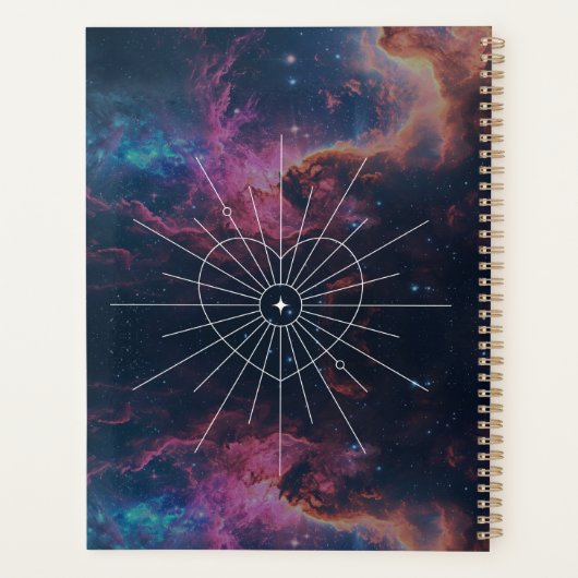 Dream with Purpose- Cosmic Intention Planner (Achterkant)