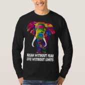 Dream Without Fear Love Without Limits  LGBT Pride T-shirt (Voorkant)