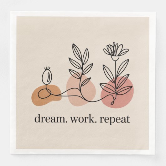 Dream. Work. Repeat Servet (Voorkant)