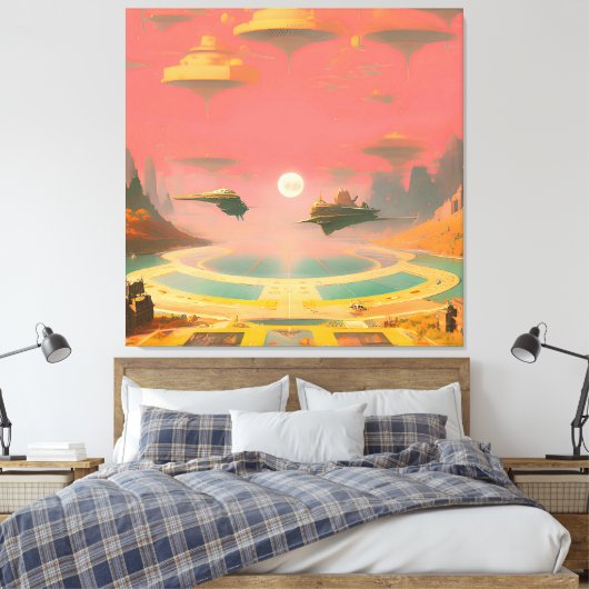 Dream World Canvas Afdruk (Insitu (Slaapkamer))