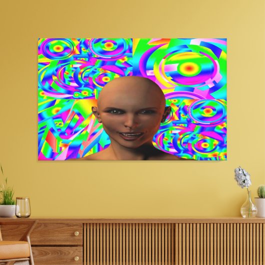 Dream World Canvas Afdruk (Insitu (Woonkamer))