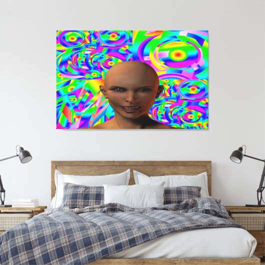 Dream World Canvas Afdruk (Insitu (Slaapkamer))