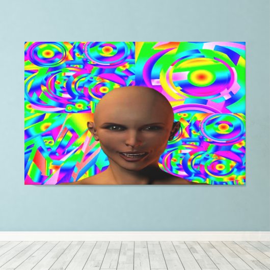 Dream World Canvas Afdruk (Insitu (Houten vloer))