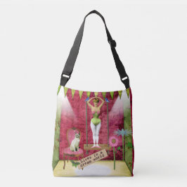 Dream World Funky Ballerina Veranderde Kunst Crossbody Tas