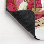 Dream World  Funky Ballerina Veranderde Kunst Muismat (Hoek)