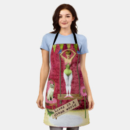 Dream World Funky Ballerina Veranderde Kunst Schort