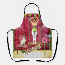 Dream World  Funky Ballerina Veranderde Kunst Schort