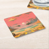 Dream World Kartonnen Onderzetters (Schuin)