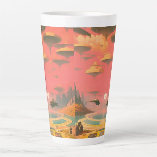 Dream World Latte Mok (Voorkant)