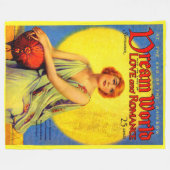 Dream World magazine cover in 1920s Fleece Deken (Voorkant (Horizontaal))