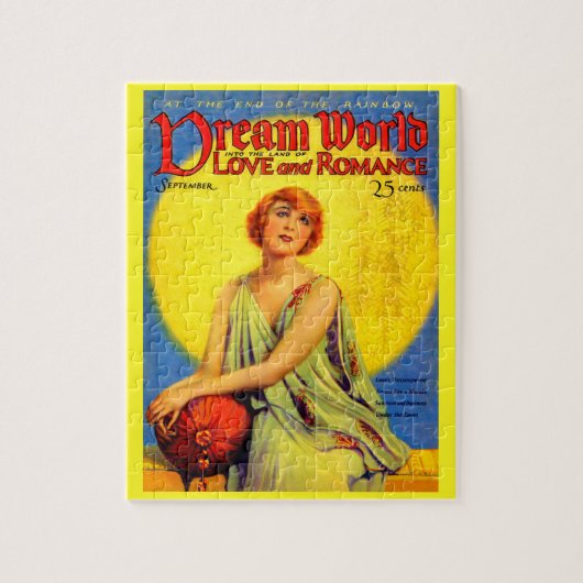 Dream World magazine cover in 1920s Legpuzzel (Verticaal)