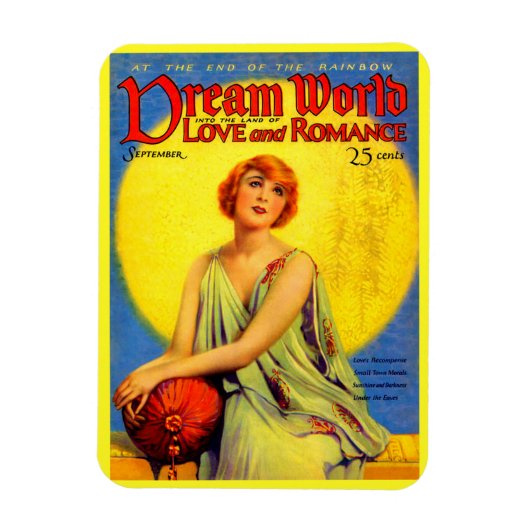 Dream World magazine cover in 1920s Magneet (Verticaal)