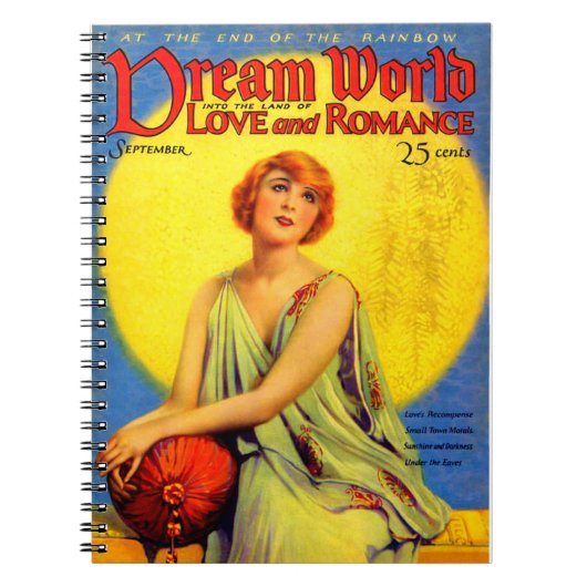 Dream World magazine cover in 1920s Notitieboek (Voorkant)
