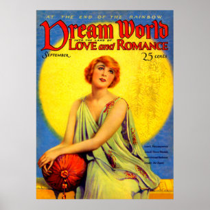 Dream World magazine cover uit de jaren 20 Poster