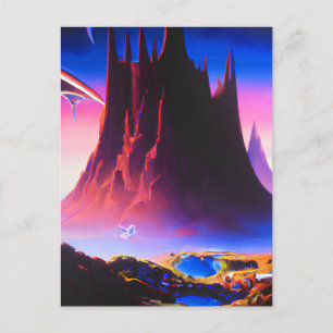 Dream World olieverfschilderij Briefkaart