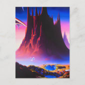 Dream World olieverfschilderij Briefkaart (Voorkant)