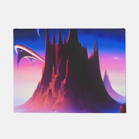 Dream World olieverfschilderij Deurmat (Voorkant)