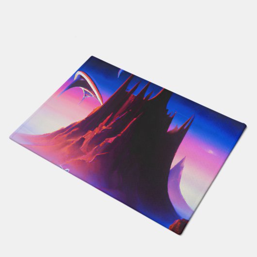 Dream World olieverfschilderij Deurmat (Schuin)