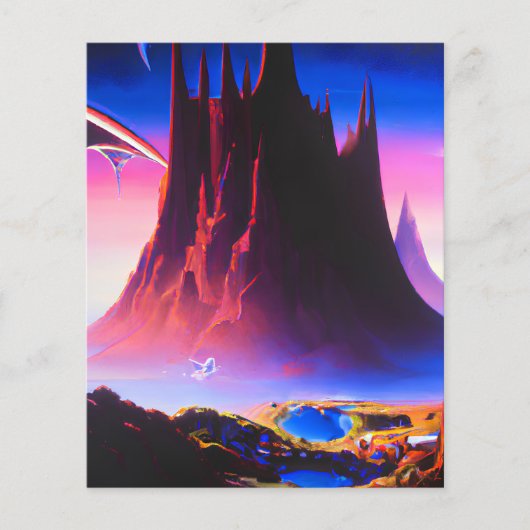 Dream World olieverfschilderij Flyer (Voorkant)