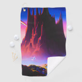 Dream World olieverfschilderij Golfhanddoek (Insitu)