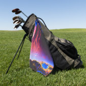 Dream World olieverfschilderij Golfhanddoek (Groen)