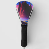 Dream World olieverfschilderij Golfheadcover (Voorkant)