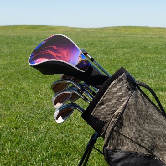 Dream World olieverfschilderij Golfheadcover (Insitu)