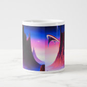 Dream World olieverfschilderij Grote Koffiekop (Voorkant)