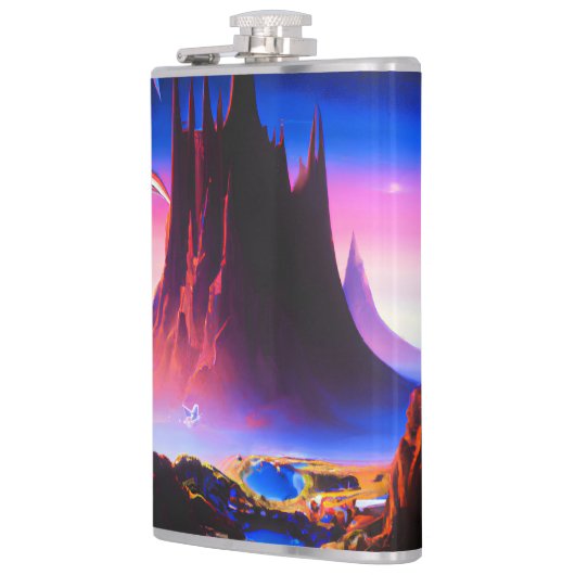 Dream World olieverfschilderij Heupfles (Links)