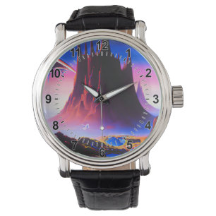 Dream World olieverfschilderij Horloge