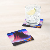 Dream World olieverfschilderij Kartonnen Onderzetters (Insitu)