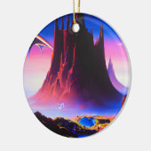 Dream World olieverfschilderij Keramisch Ornament (Links)