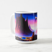 Dream World olieverfschilderij Koffiemok (Voorkant links)