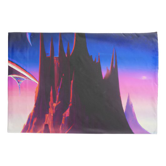 Dream World olieverfschilderij Kussensloop (Achterkant)